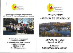 Lire la suite à propos de l’article AG à BAGNOLE DE L&rsquo;ORNE LE 5 MAI 2025