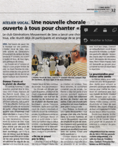 Lire la suite à propos de l’article ARTICLE DANS LE JOURNAL